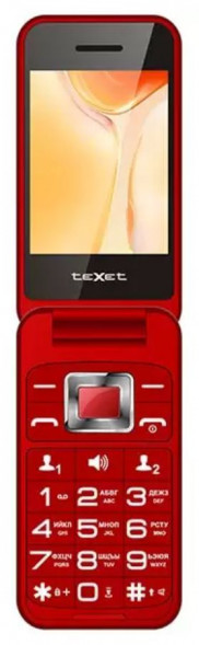 Телефон мобильный TEXET TM-B419 Красный (127120)