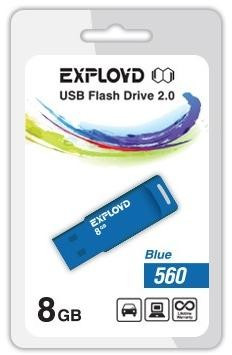 USB флэш-накопитель EXPLOYD 8GB-560-синий