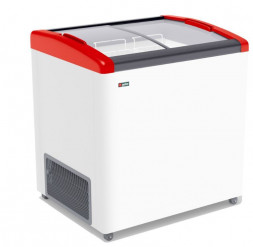 Морозильник GELLAR FG 250 E красный (ларь, стекло)