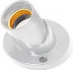 Патрон накладной ECOLA AB7SNWEAY E27 Белый