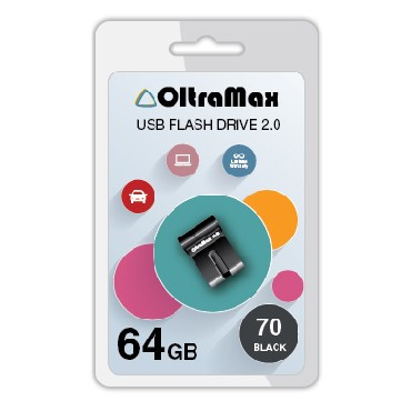 USB флэш-накопитель OLTRAMAX OM-64GB-70-черный