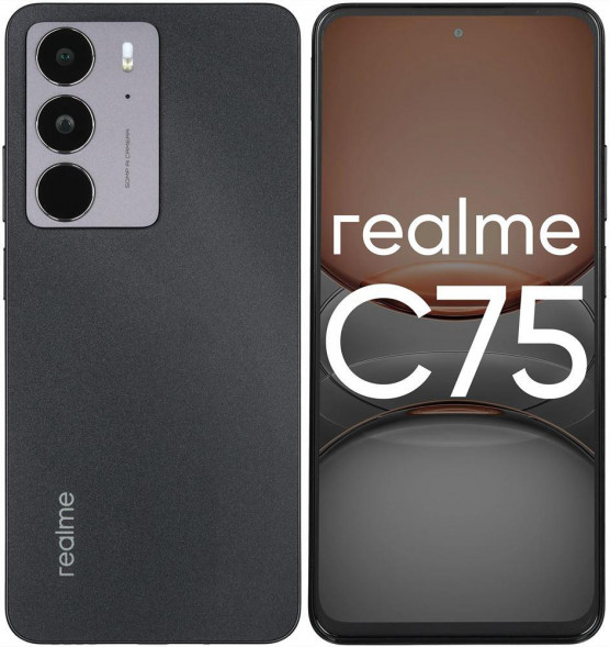 Смартфон REALME C75 8/256Gb Black (RMX3941 (8+256) BLACK)