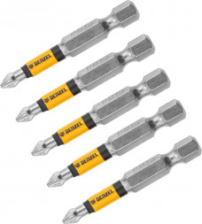 Набор бит DENZEL Набор бит, PH1x2&quot;, 5 шт. 7711315