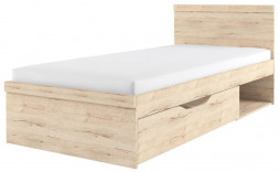 Кровать АНРЭКС OSKAR Кровать 90, цвет дуб Санремо (3 уп)