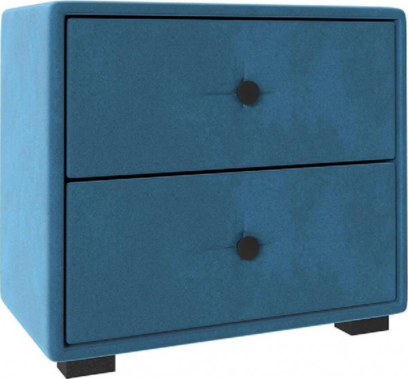 Тумба прикроватная НК-МЕБЕЛЬ TANGO тумба прикроватная Велюр Синий 72306851 (1 кор.) НК-МЕБЕЛЬ TANGO тумба прикроватная Велюр Синий 72306851 (1 кор.)