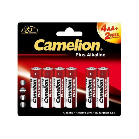 Элементы питания CAMELION (14113) 4+2LR6-BP