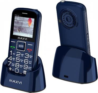 Телефон мобильный MAXVI B5ds up Blue