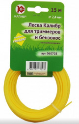 Леска КАЛИБР Леска Квадрат-2,4/15 23289