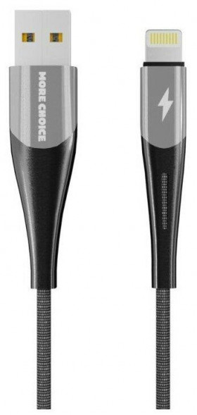 Кабель MORE CHOICE (4627151198057) K41Si USB-8 Pin 2A 1.0m - чрный