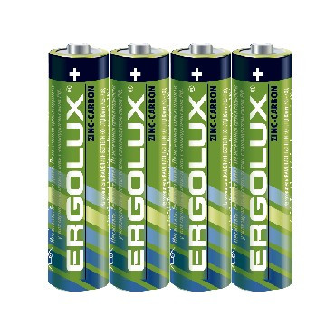 Элементы питания ERGOLUX (12440) R 03 SR4 (R03SR4, батарейка,1.5В)