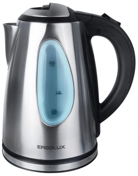 Чайник электрический ERGOLUX ELX-KS04-C72 матово-черный 1,8л