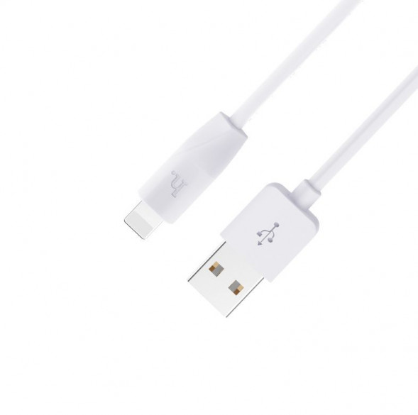 ИНТЕРФЕЙСНЫЙ КАБЕЛЬ HOCO (6957531032007) X1 USB (m) - 8 Pin (m) 1.0m - белый