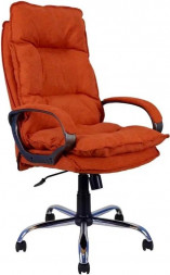 КомпьютерноеОфисное кресло ЯРКРЕСЛА Кр85 ТГ СП ХРОМ SR51 (ткань оранжевая)