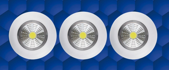 Фонарь-подсветка RITTER 29098 8 Pushlight 3Pack, белый