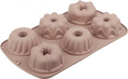 Форма для выпечки SATOSHI Алион Форма для выпечки 6 ячеек 29x17х3,8см &quot;Цветы&quot;, силикон 856-149 856-149