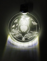 Подвесной 3Д ночник СТАРТ (16145) НГ 2LED 3D Сова