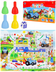 Игра настольная РЫЖИЙ КОТ Ходилка "Синий трактор" Арт. ИН-6130