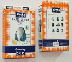 Пылесборники VESTA FILTER SM-09 комл. 5шт.