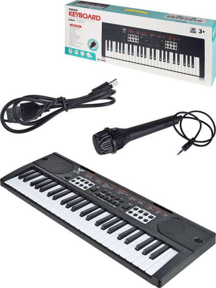 Игрушка NO NAME Музыкальная игрушка Синтезатор USB в комплекте (3*AA не входят ) (Арт. 2387923)