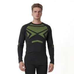 Термобелье WHITE OWL Термобелье мужское - фуфайка White Owl SIR-T, размер L/XL, черный с зеленым
