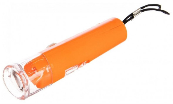 Cветодиодный фонар ULTRAFLASH 917-TH (фонарь, оранжевый, 1LED, 1 реж, 3XAG10 в комплекте, пласт., блист.-пакет)