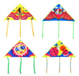 Подвижные игры на воздухе SILAPRO Воздушный змей "Животные" 80см, нейлон 134-084