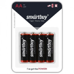 Элементы питания SMARTBUY (SBBZ-2A04B) R6-4BL в упаковке 4шт (цена за 1шт)