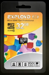 Карта памяти EXPLOYD MicroSDHC 32GB Class10 - б/а