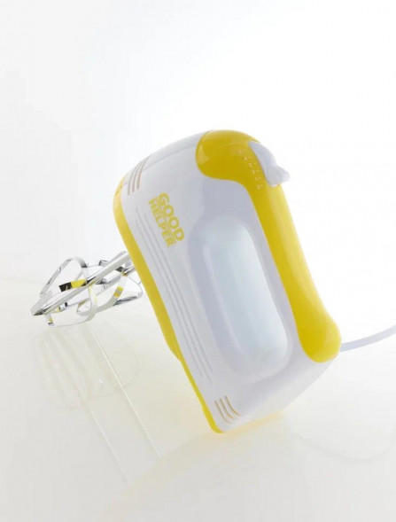 Миксер GOODHELPER HM-374 белый/желтый