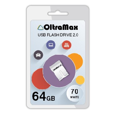 USB флэш-накопитель OLTRAMAX OM-64GB-70-белый