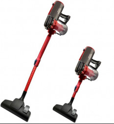 Пылесос GINZZU VS118 серый/красный