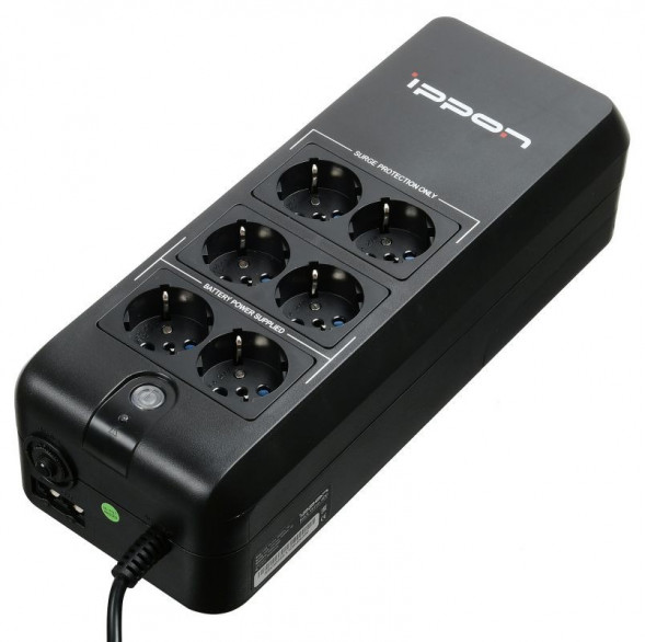 ИБП IPPON BACK VERSO 600 (300Вт/600ВА)