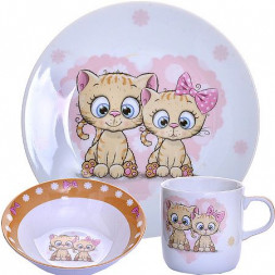 Детский набор LORAINE 30546 коричневый,белый,розовый