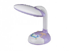 Светильник настольный ЭРА NL-250-G23-9W-PL сиреневый (24/96)