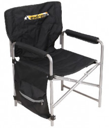Кресло NIKA Кресло складное 2 черный (строченый) КС2/Ч
