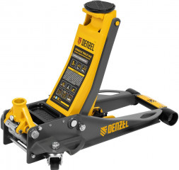 DENZEL гидравлический подкатной, 3 т, 75-500 мм, быстрый подъем, низкий подхват, проф. 51250