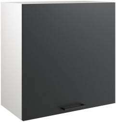 Кухонный модуль МЕБЕЛЬ-КОМПЛЕКС Шкаф навесной 60см Simple В600 Антрацит/ Белый (1 кор.)