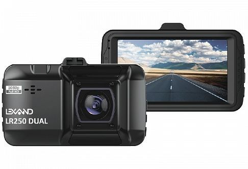 Видеорегистратор LEXAND LR250 DUAL (3.0 IPS , FULL HD, 180MAH, вторая камера в комплекте)