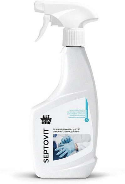 Чистящее средство CLEANBOX PROFESSIONAL 133605 SEPTOVIT дезинфицирующее широкого спектра действия (0,5л) ЧЗ CLEANBOX PROFESSIONAL 133605 SEPTOVIT дезинфицирующее широкого спектра действия (0,5л) ЧЗ