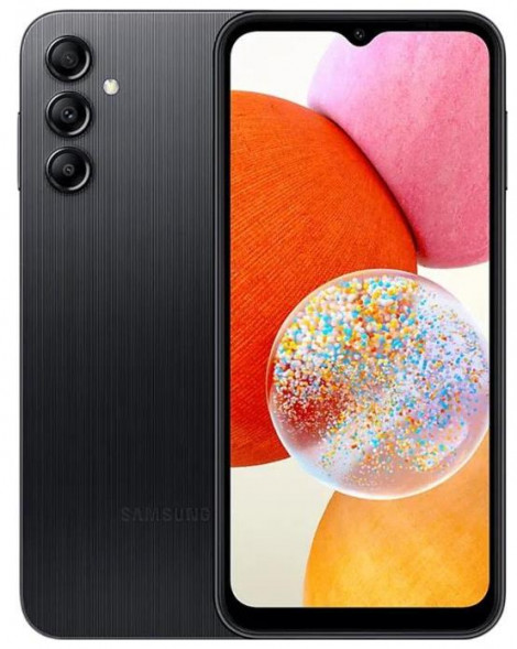 Смартфон SAMSUNG Galaxy A14 SM-A145 4/64Gb Black (SM-A145FZKUCAU)