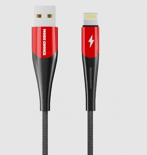 Кабель MORE CHOICE (4627151198071) K41SiNew Red Black
