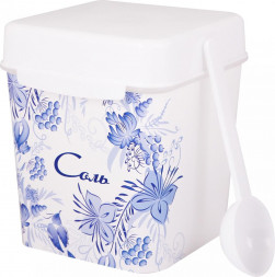 Емкость для хранения АЛЬТЕРНАТИВА М7809 Шале 1,2л (соль)(с ложкой)