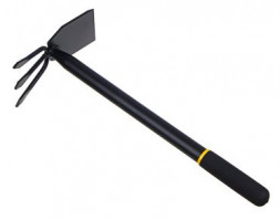 Мотыга двухстороняя с антискользящей ручкой INBLOOM Мотыга двухстороняя с антискользящей ручкой, 41х18см, металл 181-078