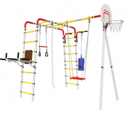 Детский спортивный комплекс уличный, качели гнездо ROMANA Детский спортивный комплекс уличный Fitness, 2880х 2470 х 2320 мм, 103.20.05