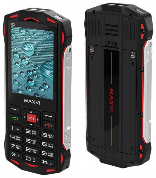 Телефон мобильный MAXVI R3 Red