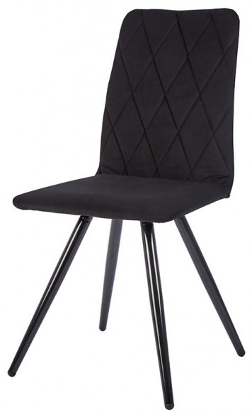 Стул обеденный POLINI Home Rio SM, черный-черный (2 кор.)