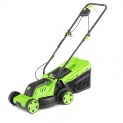 Газонокосилки электрические СИБРТЕХ Газонокосилка электрическая L1200, 1200 Вт, шир. 32 см, 3 уров., пласт. травосб. 30 л. 96607