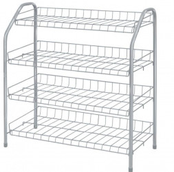 Этажерка NIKA ЭТ1/МС матовый серый