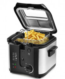Фритюрница KITFORT КТ-2024 черный/серебристый