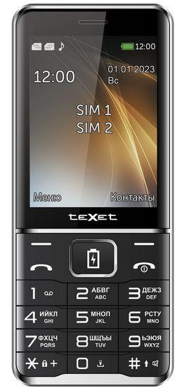 Телефон мобильный TEXET TM-D421 черный (127123)